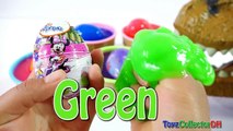 Play-Doh Lollipops and Ice Cream Scoops Finger Family Nursey Rhymes Learn Colors with Slime for Kids