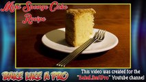 Easy Mini Vanilla Sponge Cake Recipe