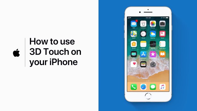 How to use 3D Touch on your iPhone — Apple Support