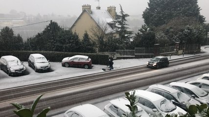 Chutes de neige matinale