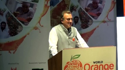 Mr. Jai Shroff @ The World Orange Festival, Nagpur, India