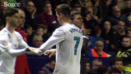 Ronaldo'dan kameramana ilginç tepki