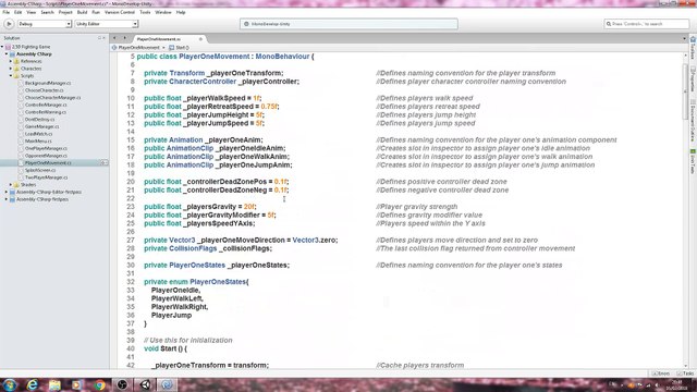 Unity3D Fighting Game Tutorial #40 Player Movement