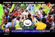 Ecuador elimina la reelección presidencial indefinida