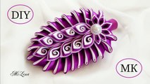 ЗАЖИМ ДЛЯ ВОЛОС, МК / Заколка Канзаши, МК / DIY Kanzashi HairClip