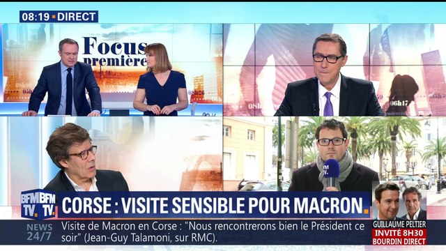 Focus première : Emmanuel Macron en visite sensible en Corse