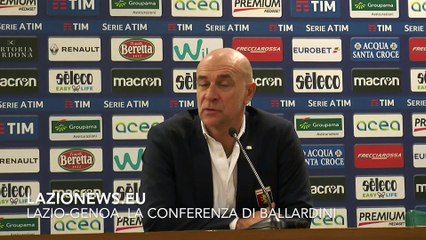 Lazio-Genoa, Ballardini in conferenza stampa