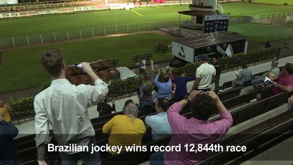 Racing: Brazilian jockey bags world record 12,844th win