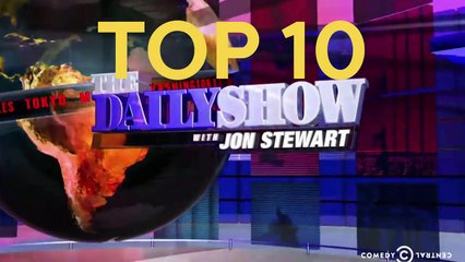 Jon Stewarts Last Daily Show - Top 10 Moments