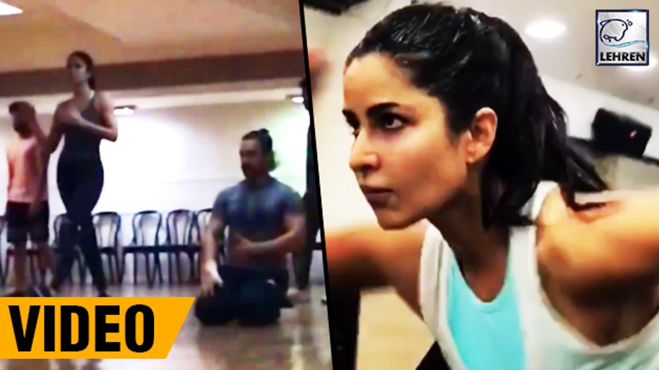Katrina Kaif Aamir Khan Dance Rehearsals For Thugs Of Hindostaan