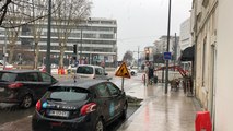 La neige tombe sur Angers