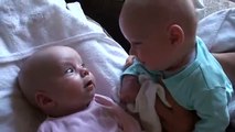Babies talking to each other