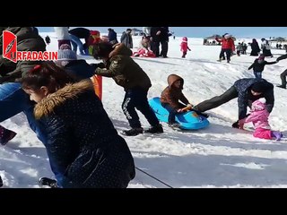 Karacadağ Kayak Merkezinin Keyfini Çocuklar Çıkarıyor
