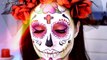 Catrina, Calavera mexicana Maquillaje Día Muertos / Sugar Skull Glitter Mexico Halloween Makeup