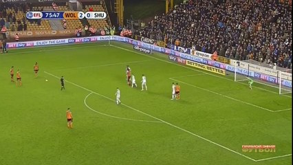 Ivan Cavaleiro GOAL | Wolves 3-0 Sheffield United - 03/02/2018 EFL Championship
