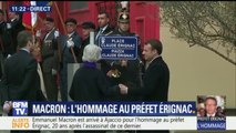 À Ajaccio, Emmanuel Macron inaugure la place Claude Érignac aux côtés de la famille du préfet assassiné