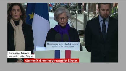 Corse : "Contrairement à ce que l'on peut entendre ou lire, c'est attesté que la page n'est pas tournée." Dominique Érignac