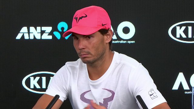 Rafael Nadal's press conference after his retirement from Australian Open 2018