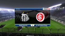 SANTOS x INTERNACIONAL !!!!  BRASILEIRÃO 2016 ! (PES 2016)