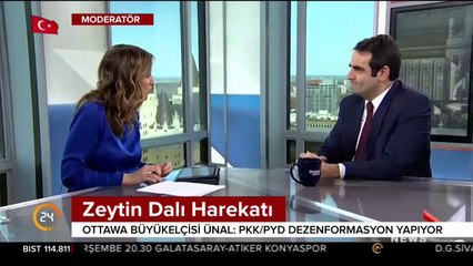 Kanada televizyonunda çürüttü