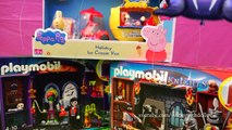 Playmobil Haunted House and Knights Blacksmith Workshop Playsets and Peppa Pig Toys