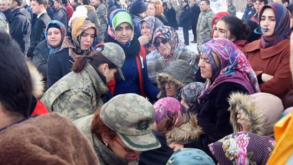Şehit Piyade Teğmen Ahmet Aktepe'nin naaşı, baba ocağı Erzurum'a getirildi