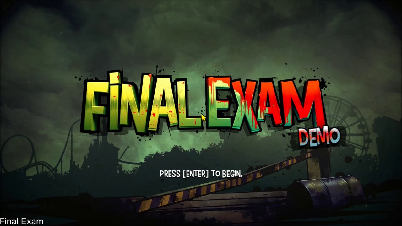 First Look - Final Exam (demo - recorded 2013)
