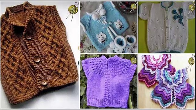 Harika Örgü Bebek Yelek Modelleri