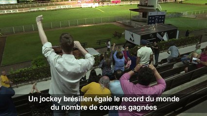 Hippisme: un jockey brésilien égale le record de victoires