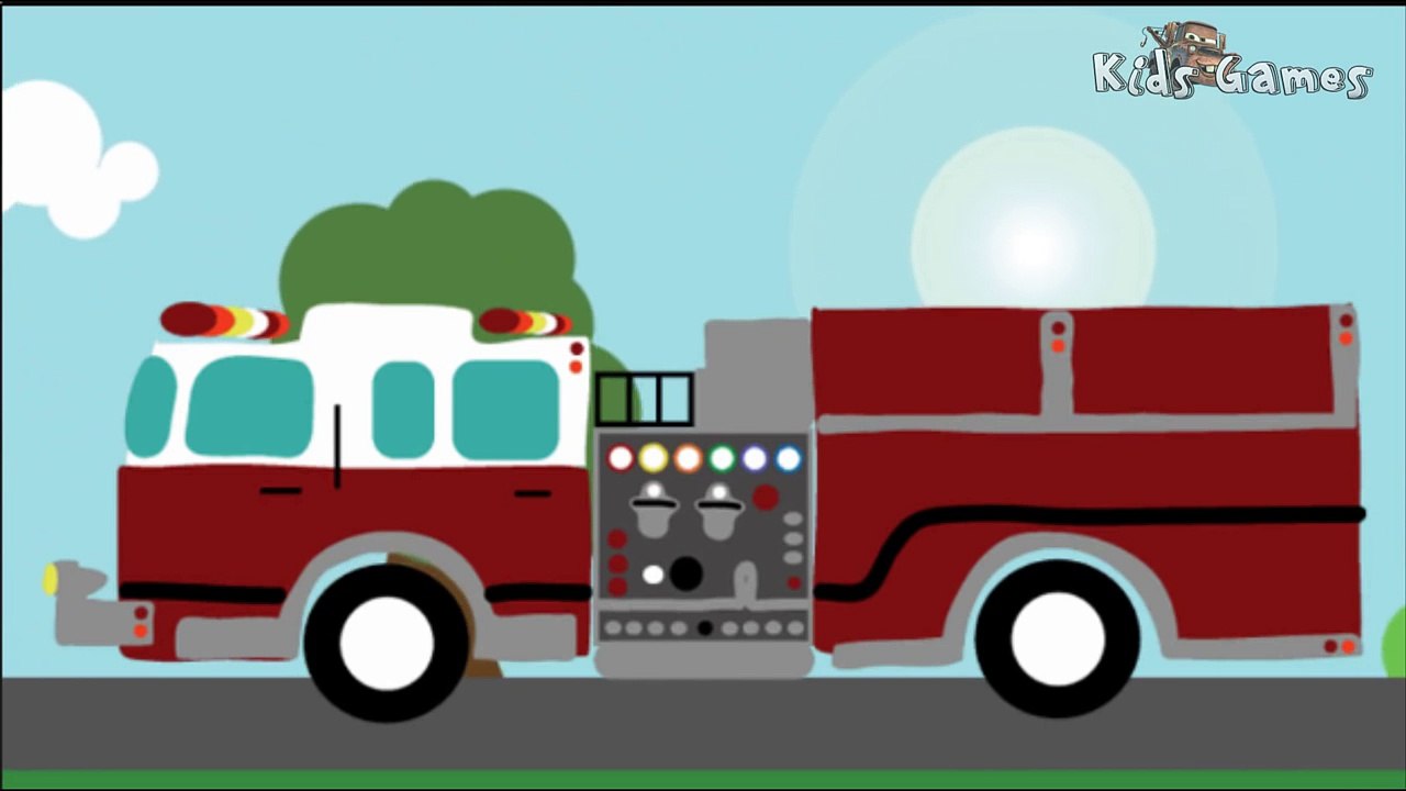 Cars and Trucks - Street Vehicles - The Kids Educational Video