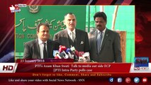 PTI's Azam Khan Swati  Talk to media out side ECP ||PTI Intra-Party polls case