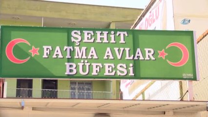 Reyhanlı'nın Genç Şehidi Unutulmayacak...17 Yaşındaki Şehit Fatma Avlar'ın Adını Büfesine Verdi
