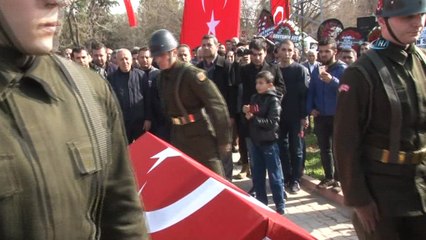 İdlib'de şehit olan DSİ çalışanı son yolculuğuna uğurlandı