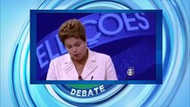 Dilma confessa que dobrou o esgoto! A gente sabe! (Debate presidencial da Globo - Eleições 2014)