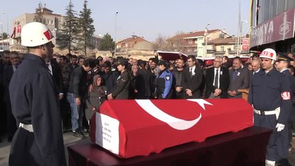 İdlib'de Şehit Olan Uzman Çavuş Şahin Kaya Son Yolculuğuna Uğurlandı