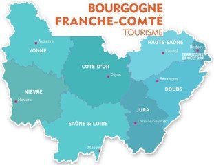 La France et ses régions la Bourgogne Franche Comté