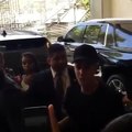 Justin Bieber arriving at Microsoft Theater in Los Angeles (August 30)