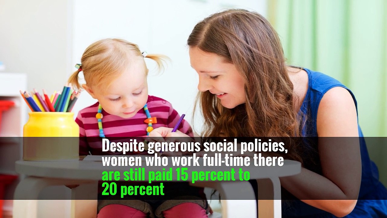 Even in Family-Friendly Scandinavia, Mothers Are Paid Less