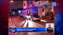 Descarga eléctrica mata a menor en Guayaquil