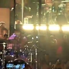 Justin Bieber playing drums at Drais Night Club in Las Vegas (June 20)