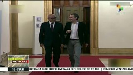 Nicolás Maduro y Rodríguez Zapatero trabajan por el diálogo
