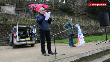Réforme du bac et du lycée. Une trentaine de manifestants seulement à Quimper