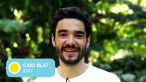 Caio Blat agradece aos colaboradores da campanha de energia solar