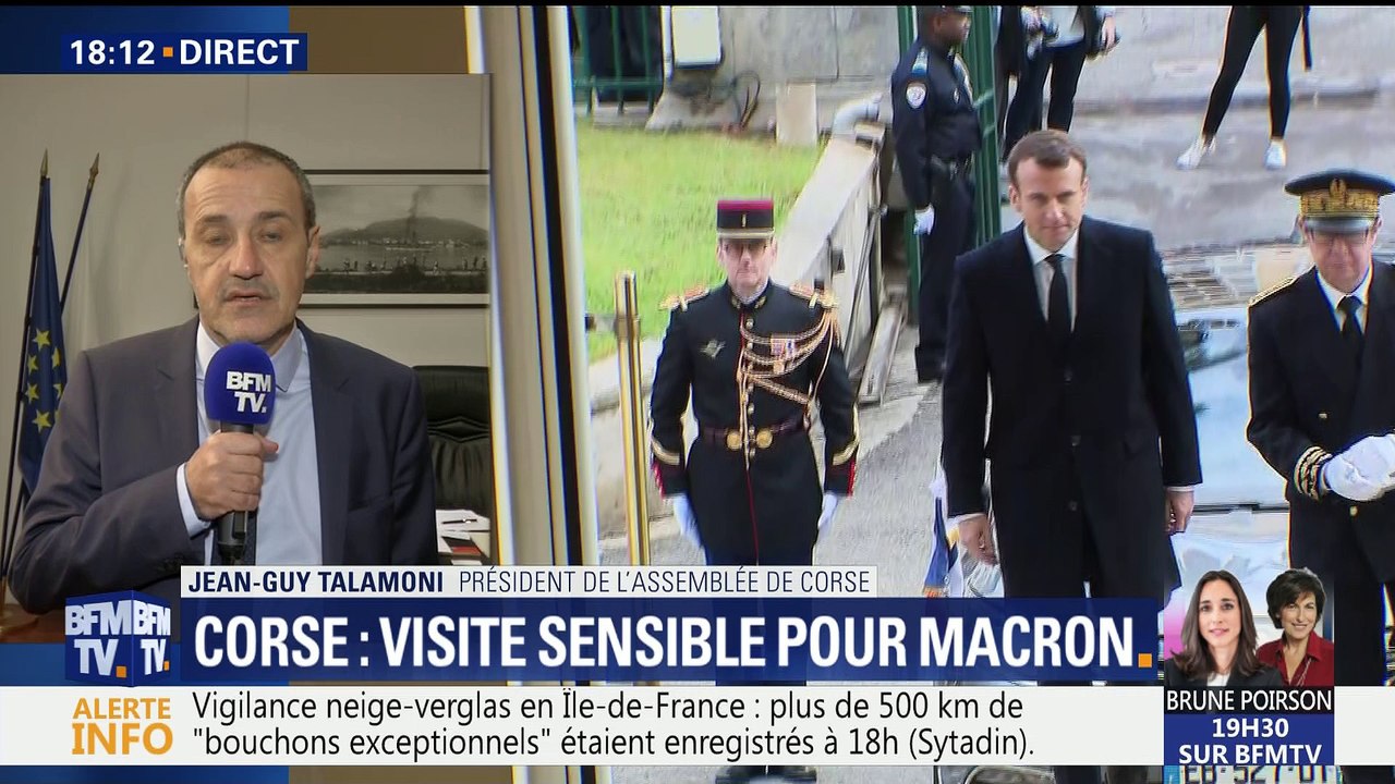 Corse: "Nous attendons que Macron ouvre la voie à des négociations constructives afin d'apaiser les relations", Jean-Guy Talamoni