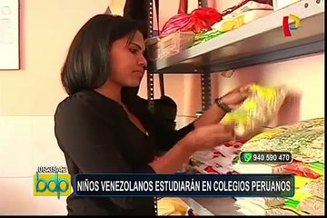 Niños venezolanos estudiarán en colegios peruanos
