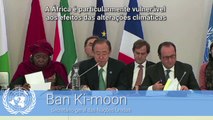 ONU: África está particularmente mais vulnerável aos efeitos das mudanças climáticas