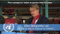 Missão da ONU promove destruição de armas no Sudão do Sul