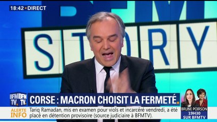 Corse: Emmanuel Macron choisit la fermeté