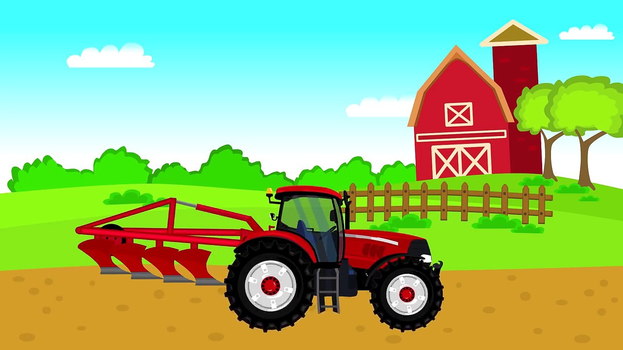 Farm Work | Combine Harvester - Rape harvest | Kombajn i Traktor dla dzieci - zbiór Rzepaku