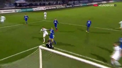 Bourg Peronnas / OM Deuxième buts de Lucas Ocampos  0-6